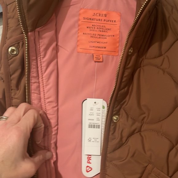 JCrew NWT Signature Puffer Vest Size XXS - Picture 4 of 6